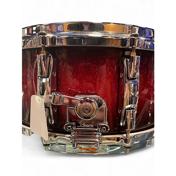 Used Pearl 14in Reference Snare Metallic Red Drum