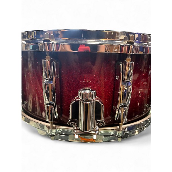 Used Pearl 14in Reference Snare Metallic Red Drum