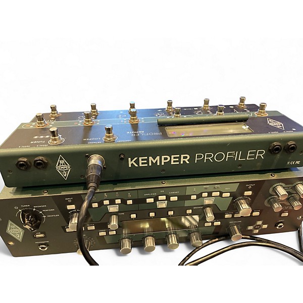Used Kemper Profiler Rack Non Powered with Profiler Remote Solid State Guitar Amp Head