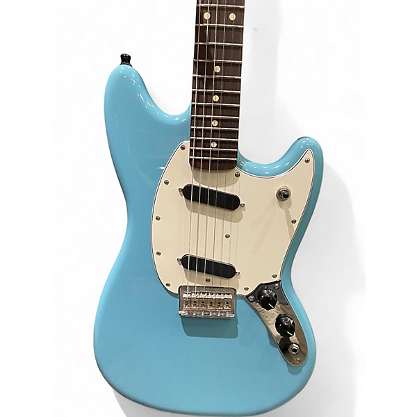 Used Fender MUSTANG PLAYER II AQUATONE BLUE Solid Body Electric Guitar