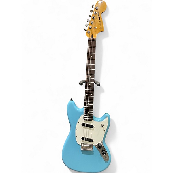 Used Fender MUSTANG PLAYER II AQUATONE BLUE Solid Body Electric Guitar