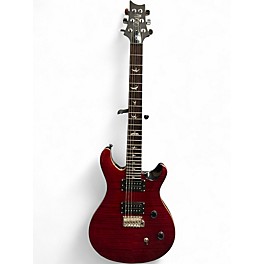 Used PRS SE CE24 Trans Red Solid Body Electric Guitar
