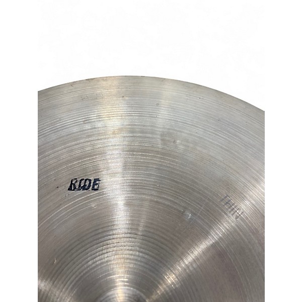 Used Zildjian 18in Vintage 1976 Thin Ride Cymbal