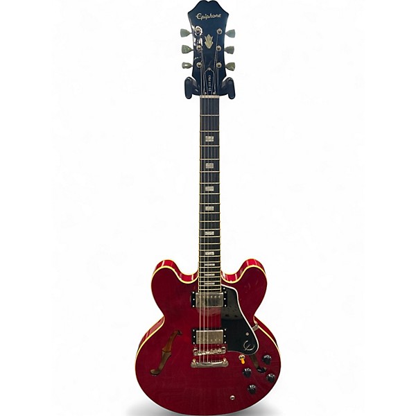 Used Epiphone ES335 Pro Red Hollow Body Electric Guitar