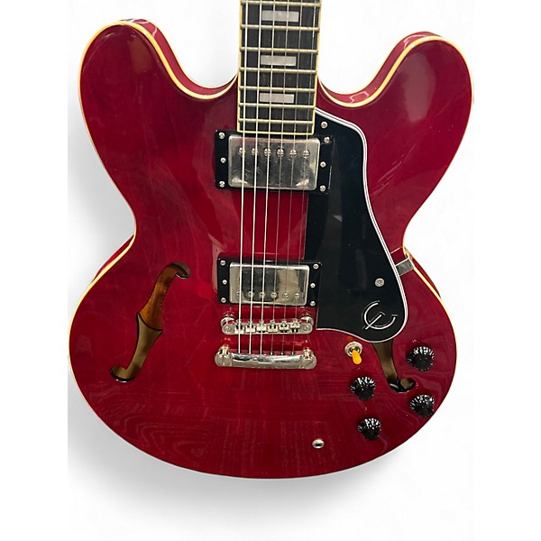 Used Epiphone ES335 Pro Red Hollow Body Electric Guitar