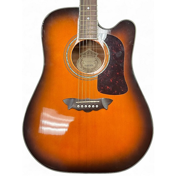 Used Washburn D34SCE/TS Tobacco Sunburst Acoustic Electric Guitar