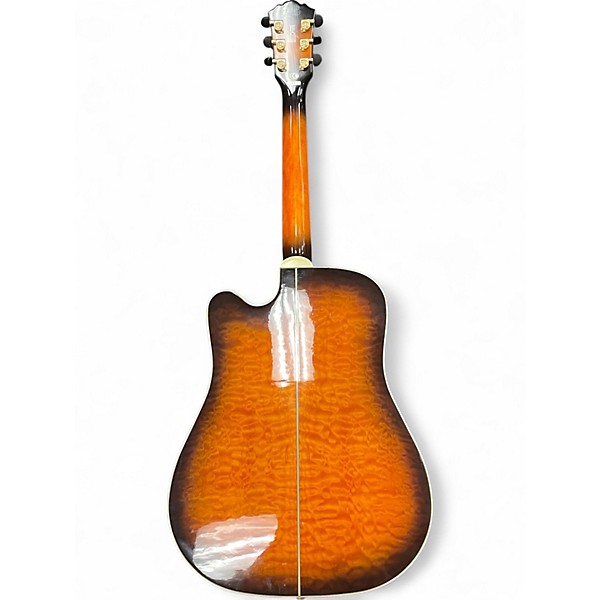 Used Washburn D34SCE/TS Tobacco Sunburst Acoustic Electric Guitar