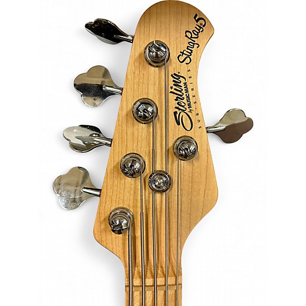 Used Sterling by Music Man Ray5 5 String Black Electric Bass Guitar