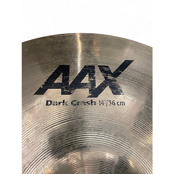 Used SABIAN 14in AAX Series Dark Crash Cymbal