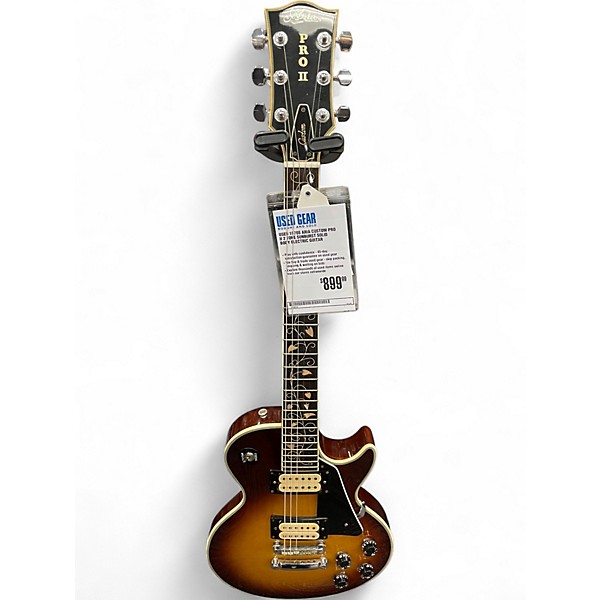 Used 1970s Aria CUSTOM PRO II 2 Tone Sunburst Solid Body Electric Guitar