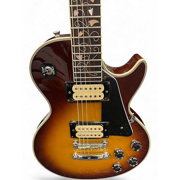 Used 1970s Aria CUSTOM PRO II 2 Tone Sunburst Solid Body Electric Guitar