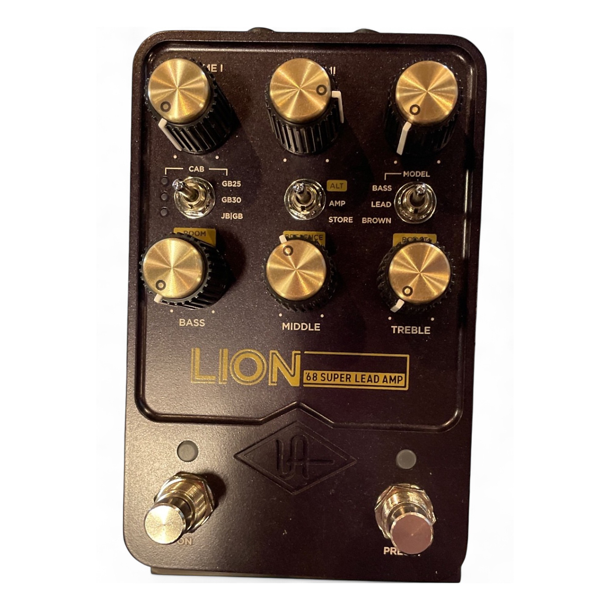 UNIVERSAL AUDIO UAFX LION ‘68 Super Lead Universal Audio UAFX Lion '68 Super Lead Amp pedal review