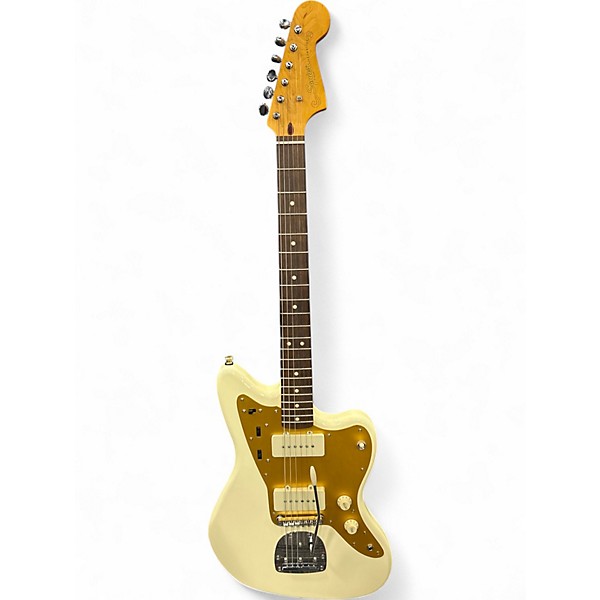 Used Squier J Mascis Jazzmaster white Solid Body Electric Guitar
