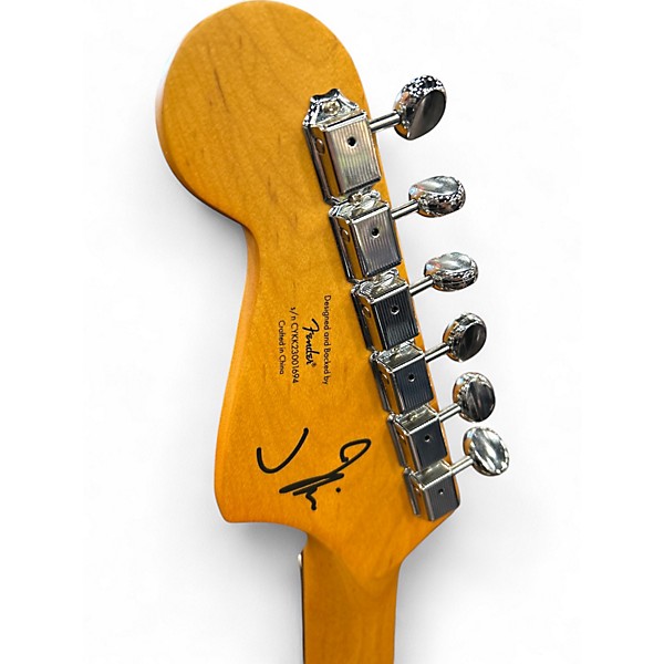 Used Squier J Mascis Jazzmaster white Solid Body Electric Guitar