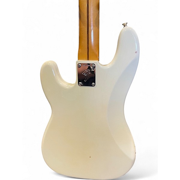 Used Fender MASTERBUILT CARLOS LOPEZ CLOSET CLASSIC 1969 PRECISION BASS Olympic White Electric Bass Guitar