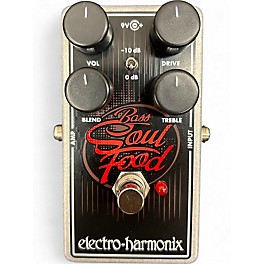 Used Electro-Harmonix Bass Soul Food Overdrive Bass Effect Pedal
