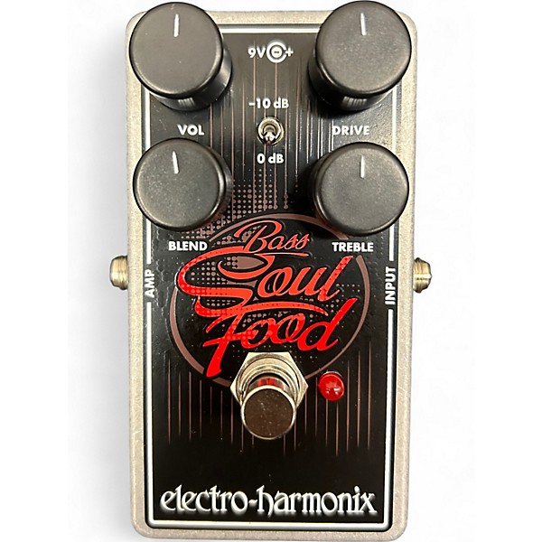 Used Electro-Harmonix Bass Soul Food Overdrive Bass Effect Pedal