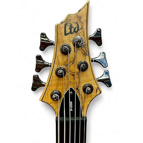 Used ESP LTD B206SM 6 String Spalted Maple Electric Bass Guitar