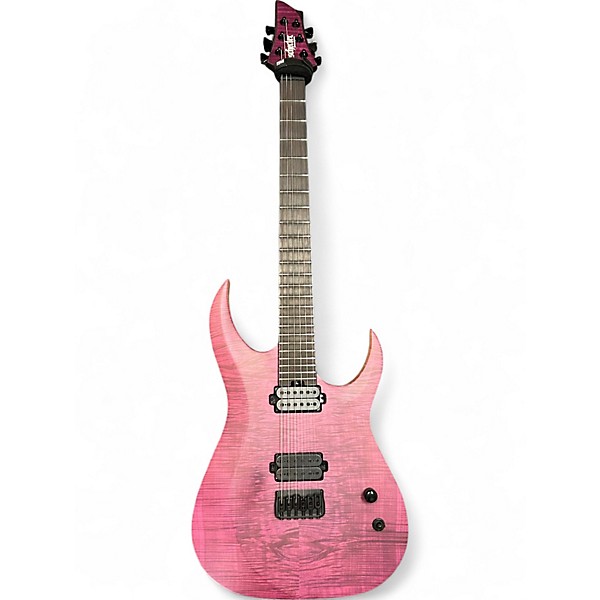 Used Schecter Guitar Research John Browne Tao-6 Satin Trans Purple Solid Body Electric Guitar