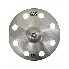Used SABIAN 18in AAX O-ZONE CRASH Cymbal