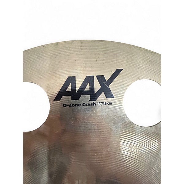 Used SABIAN 18in AAX O-ZONE CRASH Cymbal 38 | Guitar Center
