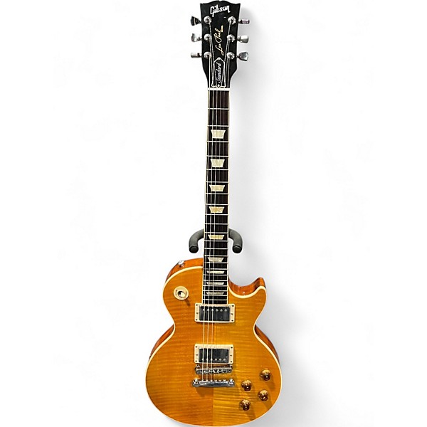Used Gibson Les Paul Standard Flame Top Honey Burst Solid Body Electric Guitar