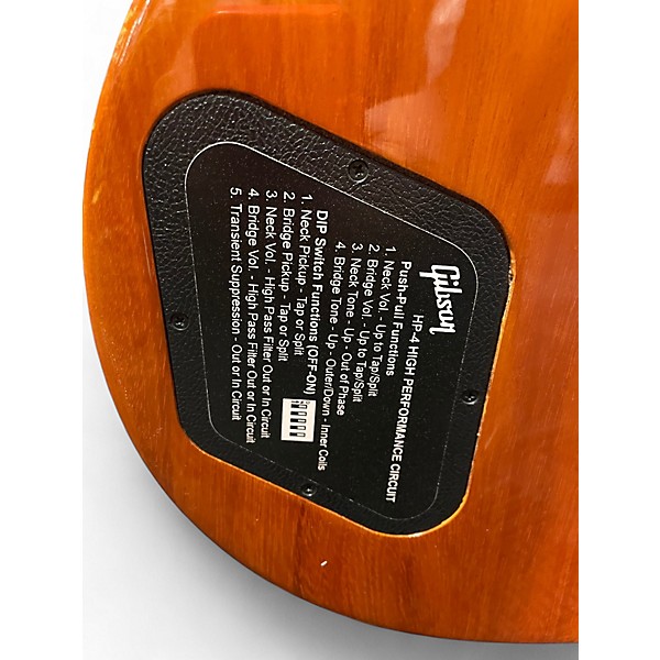 Used Gibson Les Paul Standard Flame Top Honey Burst Solid Body Electric Guitar