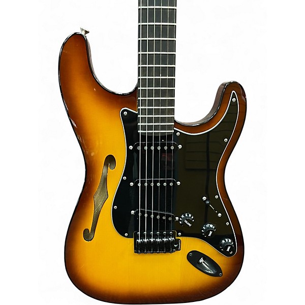 Used Fender Thinline Stratocaster Suona violin burst Hollow Body Electric Guitar