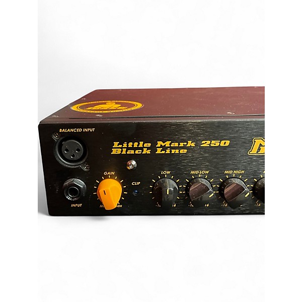 Used Markbass LITTLE MARK BLACKLINE 250 Bass Amp Head