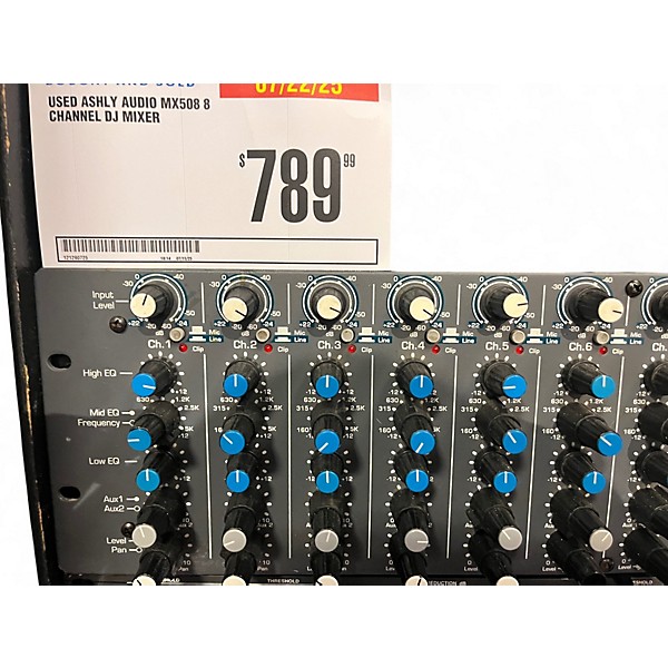 Used Ashly Audio MX508 8 Channel DJ Mixer