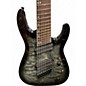 Used Jackson SLATX8Q Soloist 8 String Multi Scale Arch Top Trans Black burst Solid Body Electric Guitar thumbnail