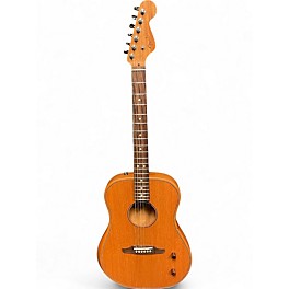 Used Fender Highway Dreadnought All-Mahogany Natural Acoustic Electric Guitar