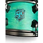 Used SJC Drums 14in PATHFINDER MIAMI TEAL SATIN Drum
