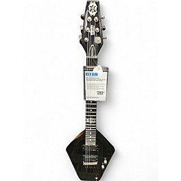 Used Schecter Guitar Research Casket Custom Black Solid Body Electric Guitar