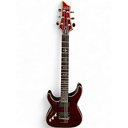 Used Schecter Guitar Research Hellraiser C1 Left Handed Red Electric Guitar