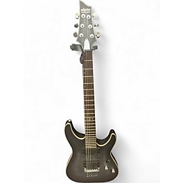 Used Schecter Guitar Research C1 Platinum Trans Black Solid Body Electric Guitar
