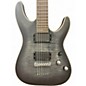 Used Schecter Guitar Research C1 Platinum Trans Black Solid Body Electric Guitar