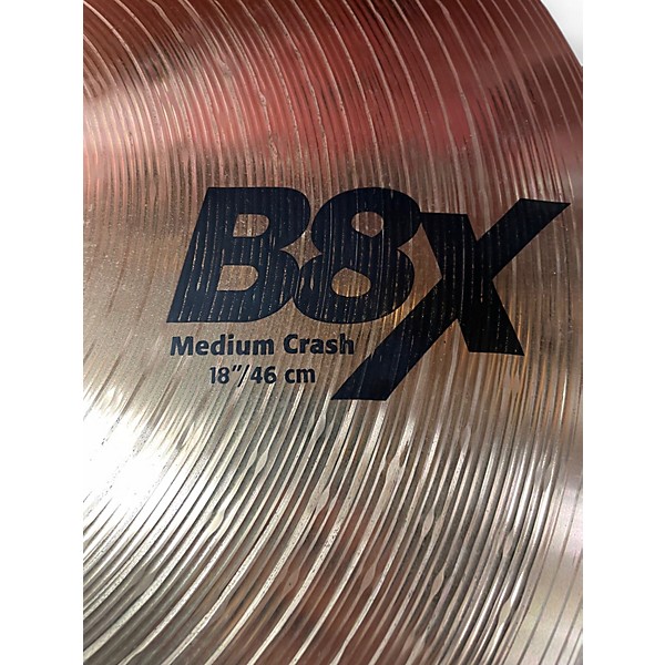 Used SABIAN 18in B8X Cymbal