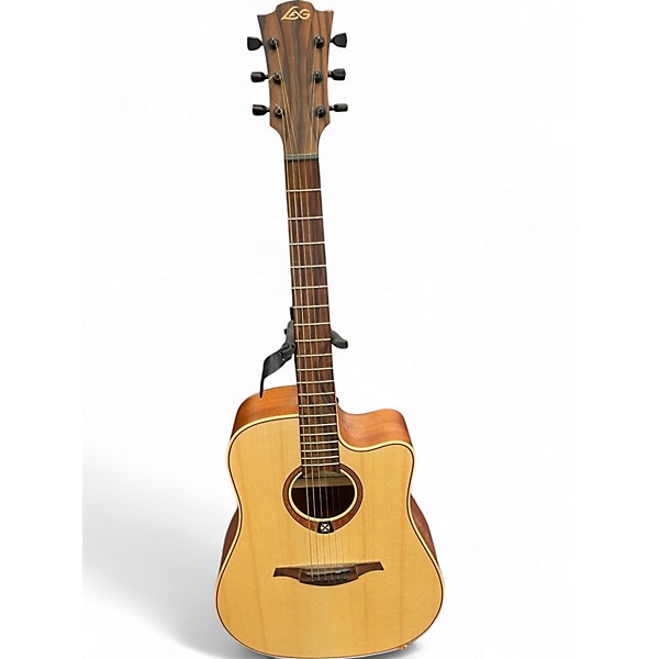 Used Lag Guitars T70ACE SATIN NATURAL Acoustic Electric Guitar