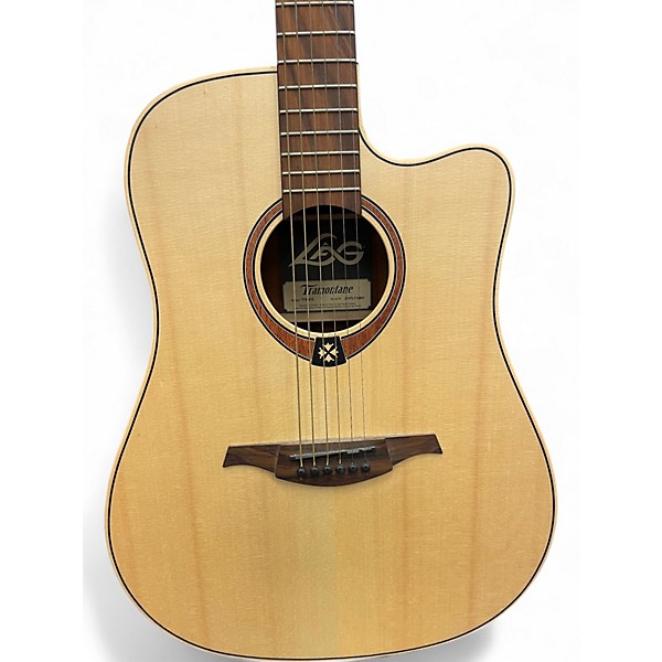 Used Lag Guitars T70ACE SATIN NATURAL Acoustic Electric Guitar