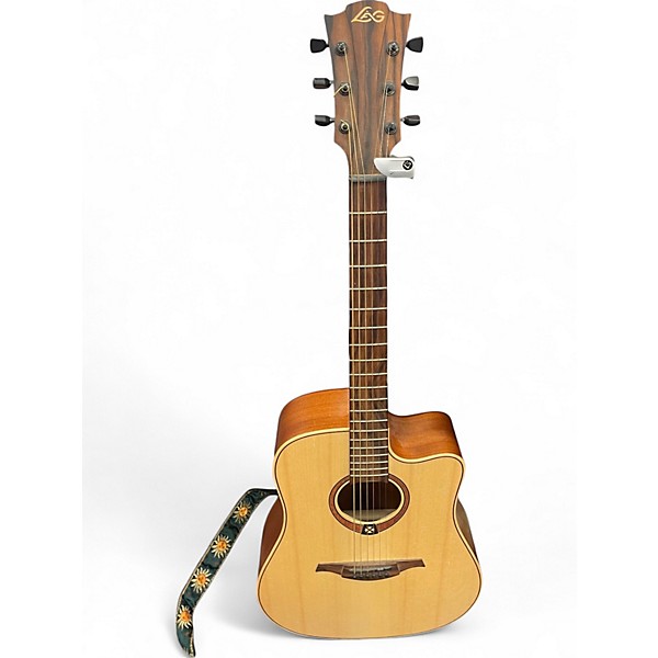 Used Lag Guitars T70ACE SATIN NATURAL Acoustic Electric Guitar