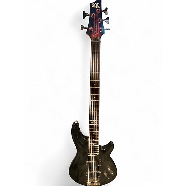 Used Schecter Guitar Research SGR C-5 Black Electric Bass Guitar