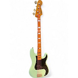 Used 2024 Squier Classic Vibe 1970S Precision Bass Surf Green Electric Bass Guitar