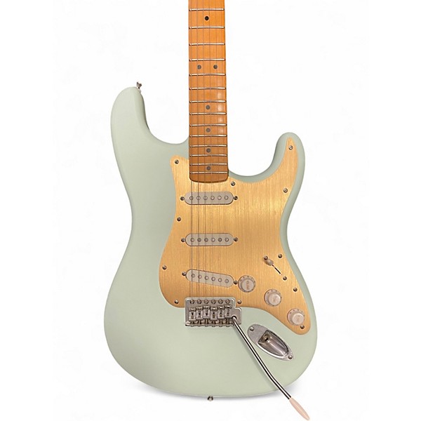 Used Squier 40th Anniversary Stratocaster Vintage Edition Seafoam Green Solid Body Electric Guitar