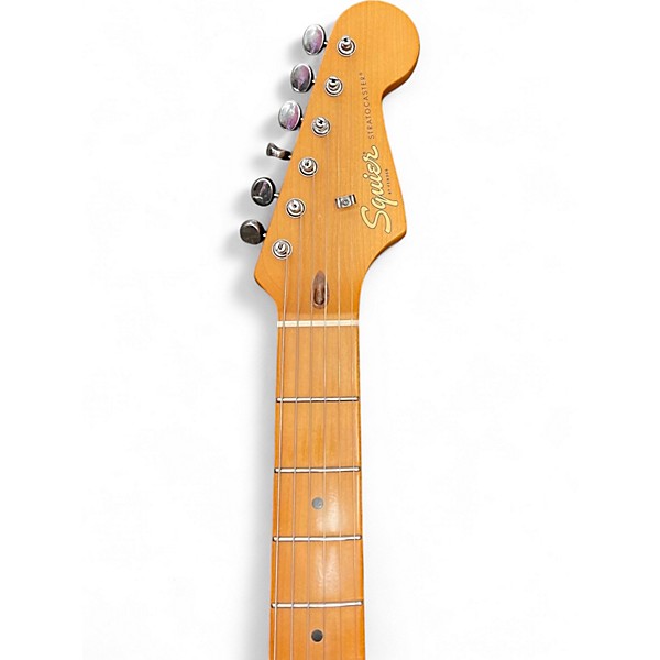 Used Squier 40th Anniversary Stratocaster Vintage Edition Seafoam Green Solid Body Electric Guitar