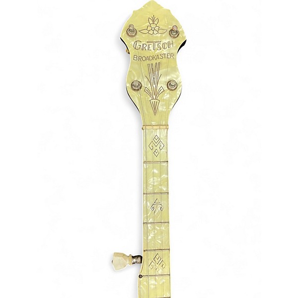 Vintage 1960s Gretsch Broadkaster Natural Banjo