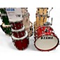 Used TAMA 4 Piece Superstar 50th Anniversary cherry wine Drum Kit thumbnail