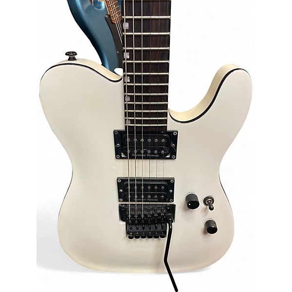 Used ESP LTD ECLIPSE 87 Pearl White Solid Body Electric Guitar