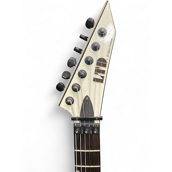 Used ESP LTD ECLIPSE 87 Pearl White Solid Body Electric Guitar
