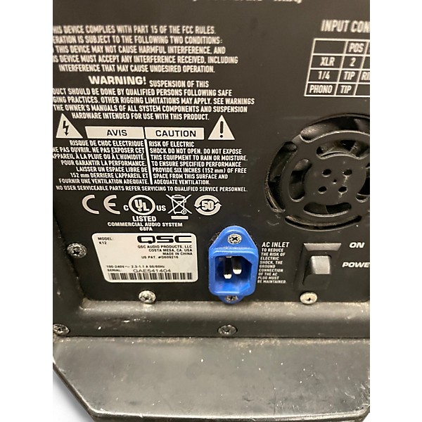 Used QSC K12 Powered Speaker